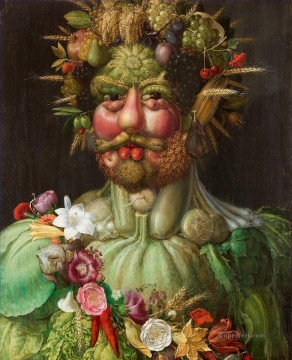 ハプスブルク王ルドルフ 2 世 - ヴェルトゥムヌス ジュゼッペ アルチンボルド ファンタジー Oil Paintings